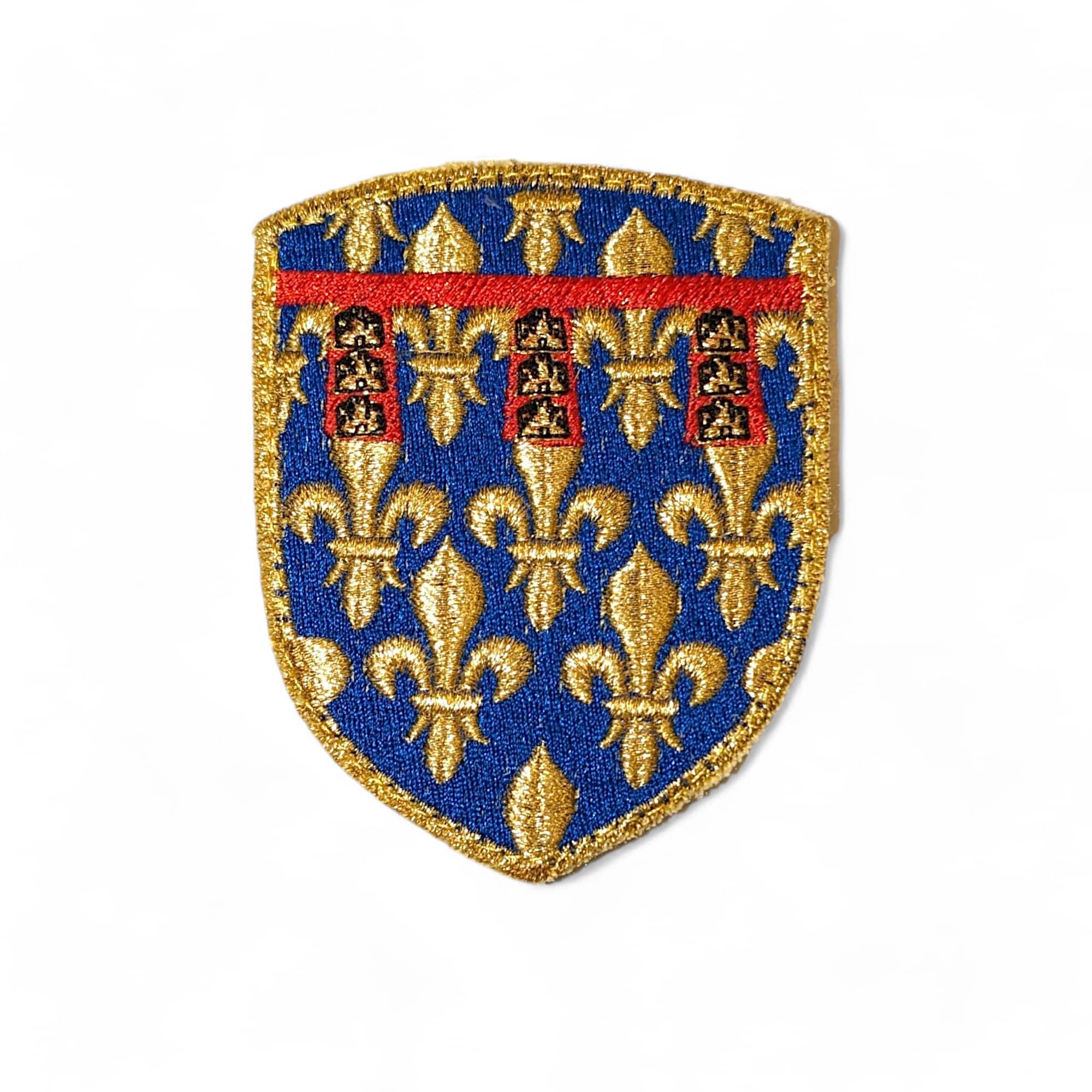 Ecusson patch Franche Comté brodé - Ecusson avec dos scratch et support
