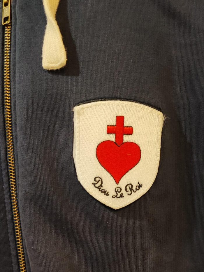 Écusson Coeur des chouans brodé – vue 3 – Amalric
