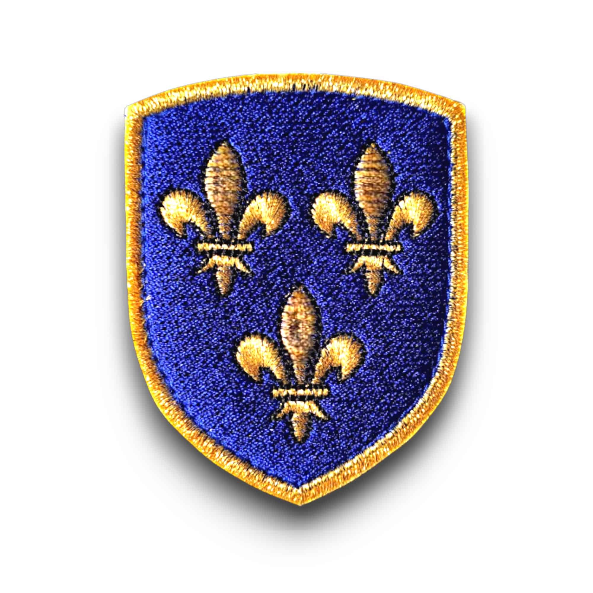 écusson Royaume de France fil or