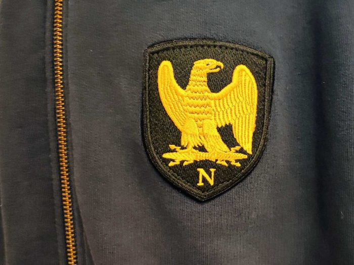 Écusson Impérial de Napoléon Noir fils dorés brodé – vue 2 – Amalric