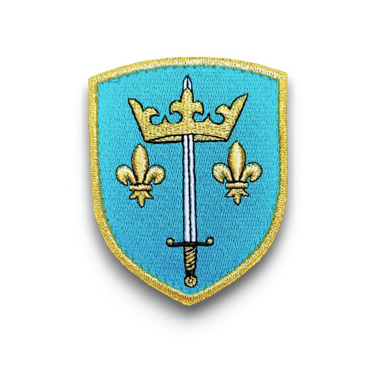 Ecusson Jeanne arc Or