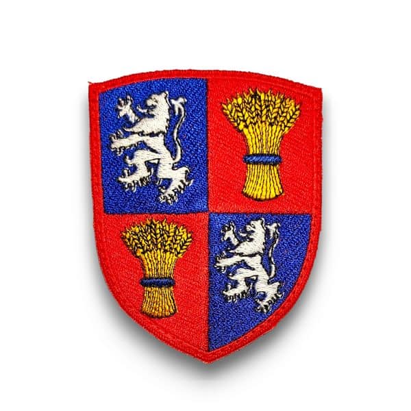 Patch Brodé Chrisme - Symbole Chrétien - Dos Scratch - Taille 8x6.4 Cm - Fabriqué En France - Qualité Militaire