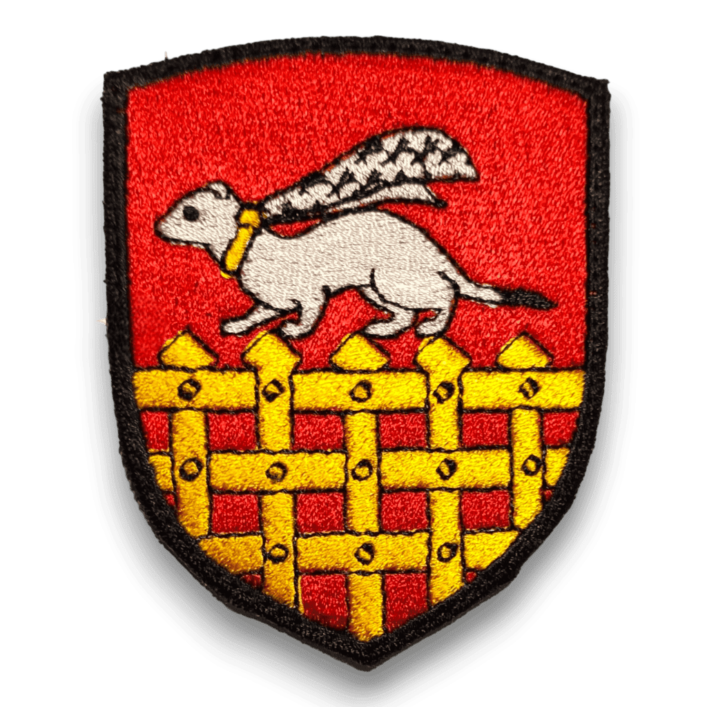 Décoration Patriotique Ecusson Fleur De Lys France - Blason Brodé - Dos Scratch Et Support à Coudre - Made In France - 8x6.4cm Patch Militaire Scratch