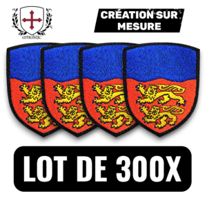 Production écusson brodé pack 300 – Amalric