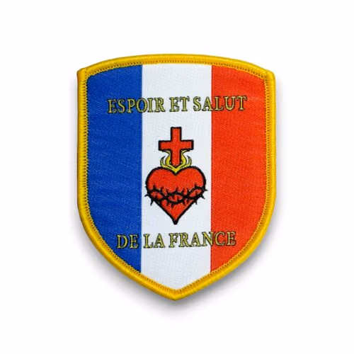 Patch Espoir et Salut de la France tissé