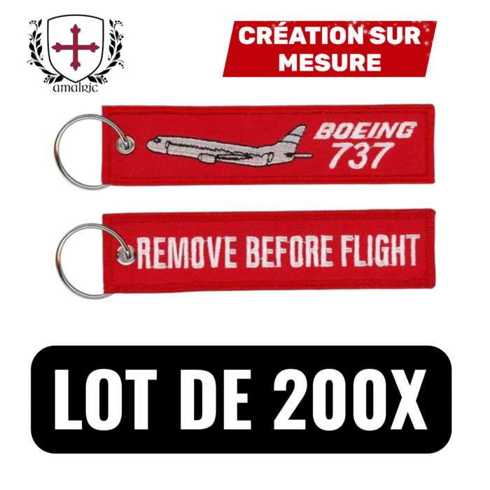 Production Porte clés 200 brodé