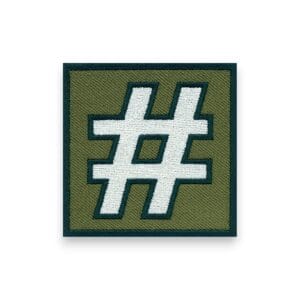 Hashtag Camo brodé – Amalric