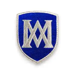 Écusson de la Vierge Marie fil argent fil argent brodé – Amalric