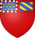 Écusson de Dijon brodé - blason ducs de Bourgogne - Amalric