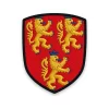 Écusson de la Dordogne Écusson de la Dordogne brodé – trois lions d'or couronnés du Périgord