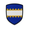 Écusson de la Marne brodé – fasce d'argent et burelles potencées d'or de Champagne