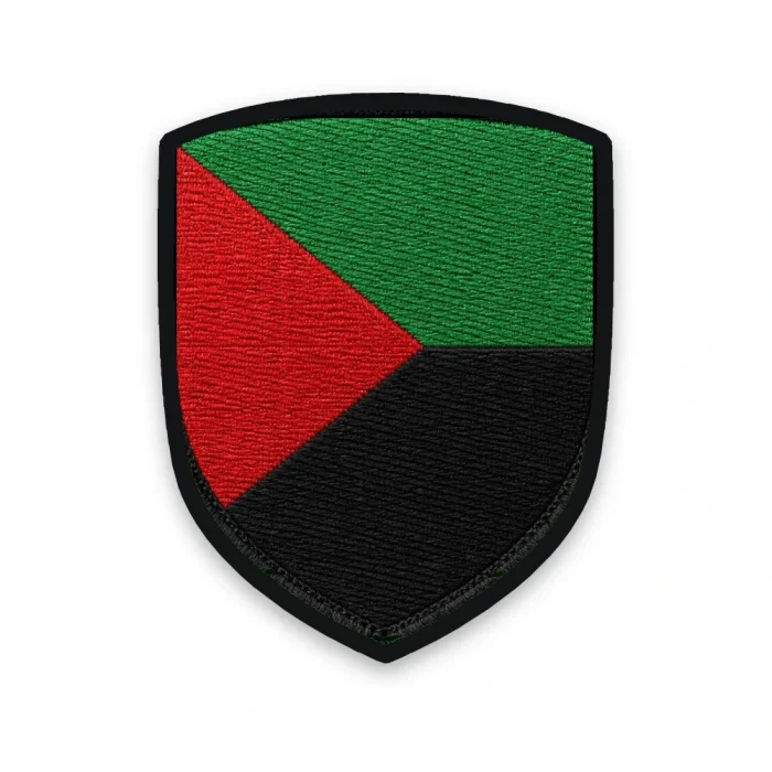 Écusson de la Martinique brodé – drapeau rouge, vert et noir