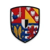 Écusson de la Moselle brodé – blason écartelé Metz, Lorraine, Bar et Luxembourg